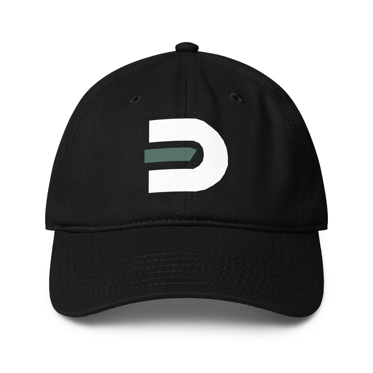 Black Dads in the Game Signature baseball cap with D emblem, front view