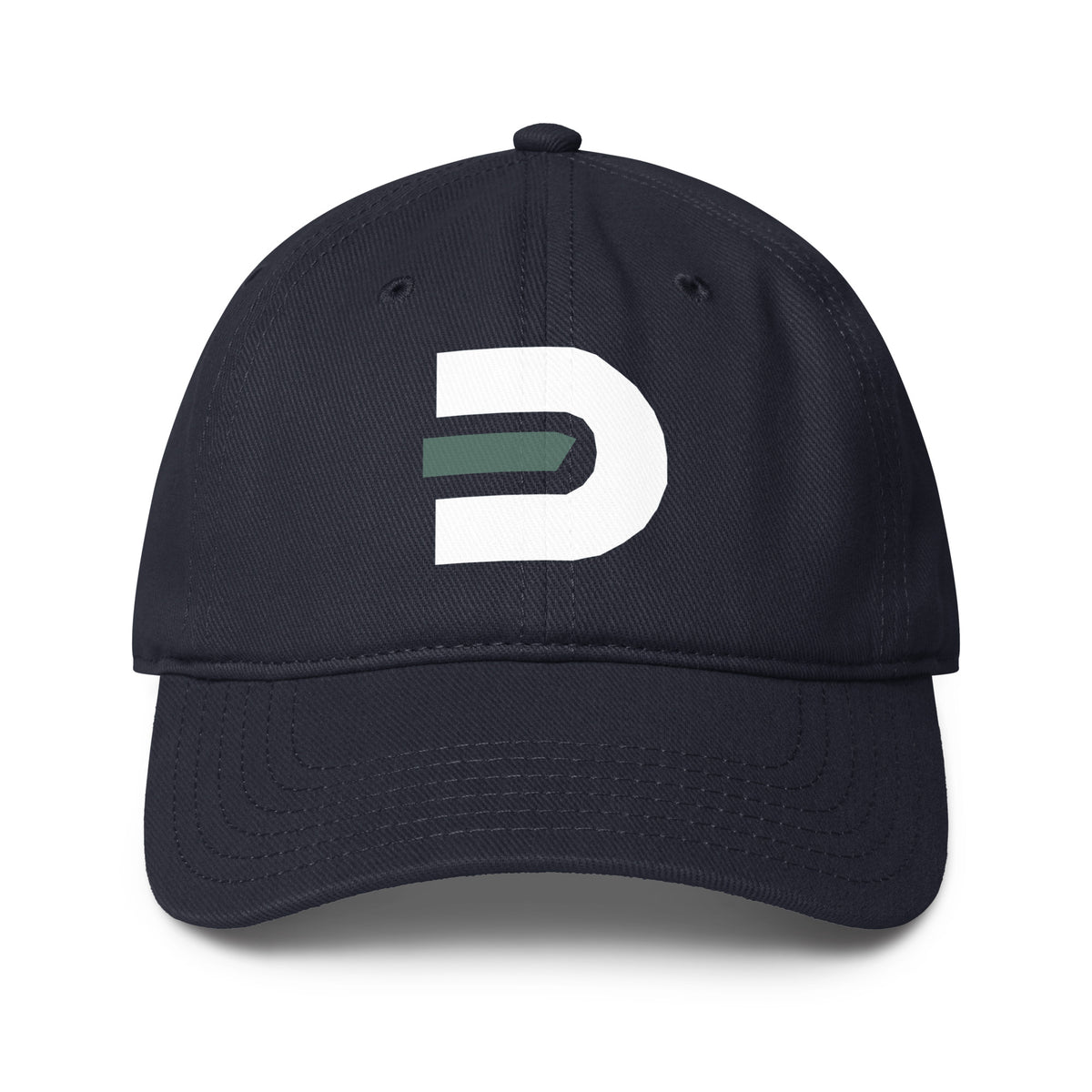 Navy Dads in the Game Signature baseball cap with D emblem, front view