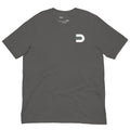 Asphalt Dads in the Game Real Life Wheel T-shirt, front view with small D emblem on the left chest