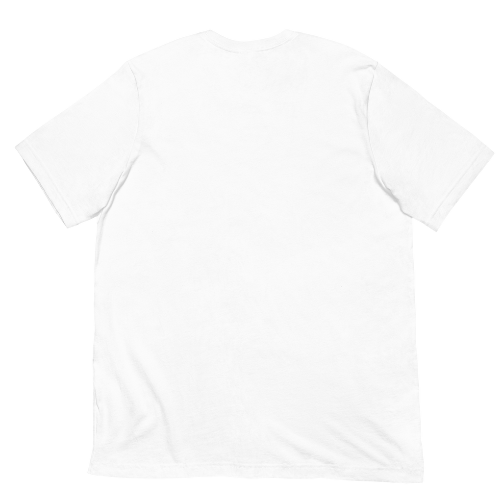 White Dads in the Game Signature T-shirt, back view
